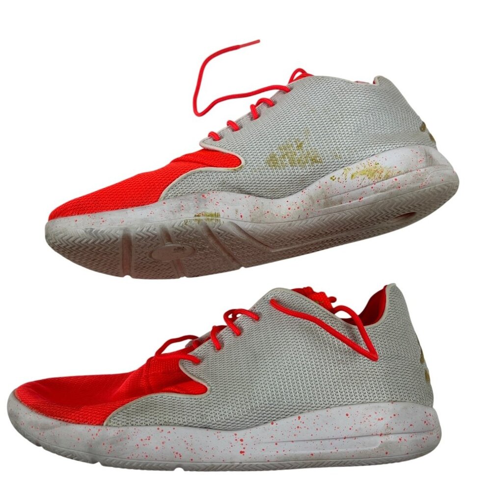 Nike Air Jordan Eclipse Red & Gray Mesh Mens Sneakers Size 13 C328 - Picture 4 of 13